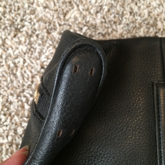 Elizabeth & James black leather clutch - Picture 4 of 6